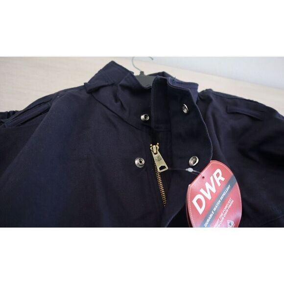 Bulwark JLJ6NV Men's Sz XL Navy DWR Flame Resistant Unlined Bomber Jacket - Picture 6 of 12